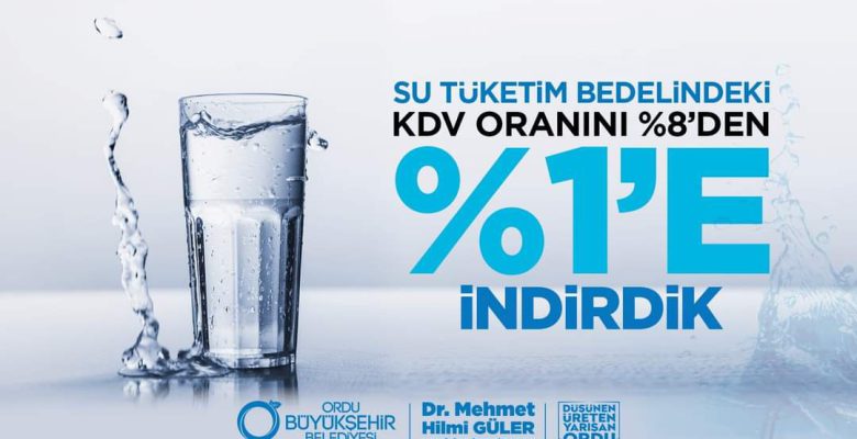 Büyükşehir Suda İndirime Gitti