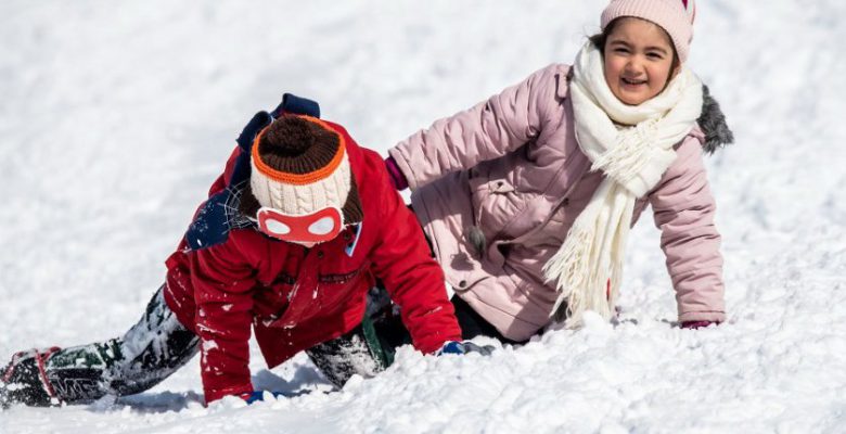 PERŞEMBE YAYLASI´NDA KAR EĞLENCEYE DÖNÜŞTÜ