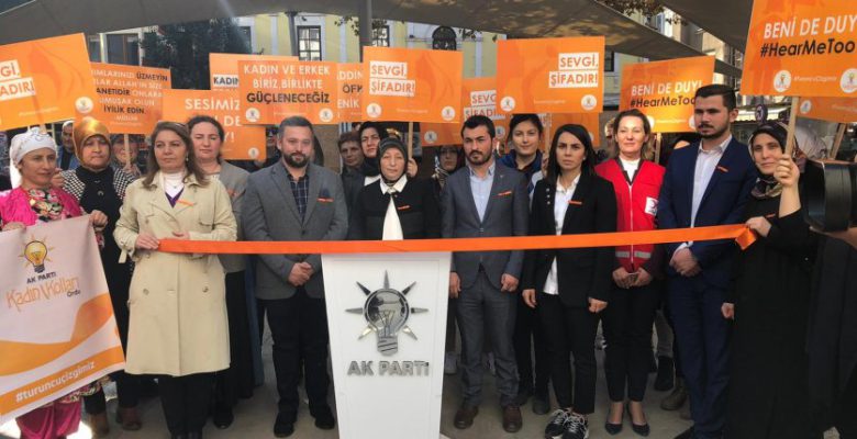 HER TÜRLÜ ŞİDDETE KARŞI TURUNCU ÇİZGİMİZİ ÇEKİYORUZ