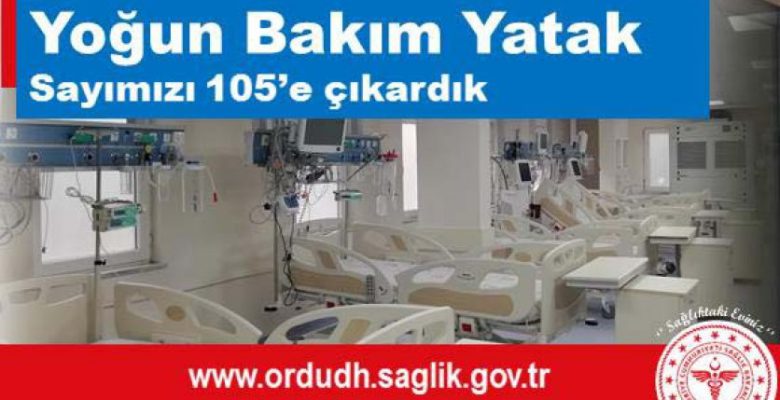 ODH YOĞUN BAKIM YATAK SAYISI ARTIRILDI