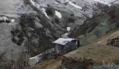 Mayıs Ayında Kar Yağdı