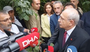 KILIÇDAROĞLU GELİR GELMEZ FINDIK BAHÇESİNE GİRDİ