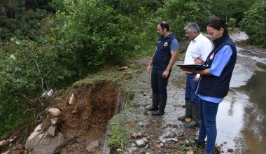 FINDIK BAHÇELERİNDE HASAR TESPİT ÇALIŞMASI BAŞLATILDI
