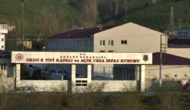 ORDU’DA CEZAEVİNDEN 2 MAHKUM FİRAR ETTİ