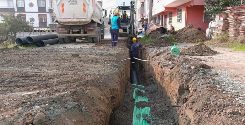 ALTINORDU İLÇESİ KARACAÖMER MAHALLESİ’NDE ALTYAPI SİL BAŞTAN