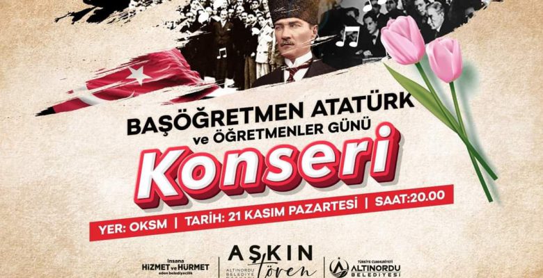 ALTINORDU BELEDİYESİ’NDEN ÖĞRETMENLER GÜNÜNE ÖZEL KONSER