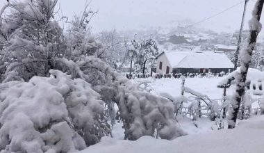 ORDU’DA YAYLALARA KAR YAĞDI
