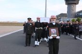 GİRESUNLU ŞEHİDİMİZ HAVALİMANINA GELDİ