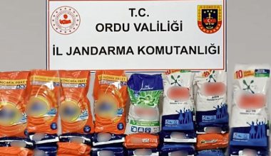 ORDU’DA KAÇAK VE SAHTE TEMİZLİK MALZEMELERİ ELE GEÇİRİLDİ