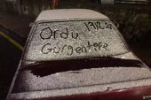 ORDU’YA SEZONUN İLK KARI YAĞMAYA BAŞLADI
