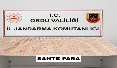 ORDU’DA BİNLERCE LİRA SAHTE PARA ELE GEÇİRİLDİ