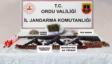 ULUBEY KORGAN VE ÜNYE’DE UYUŞTURUCU OPERASYONLARI