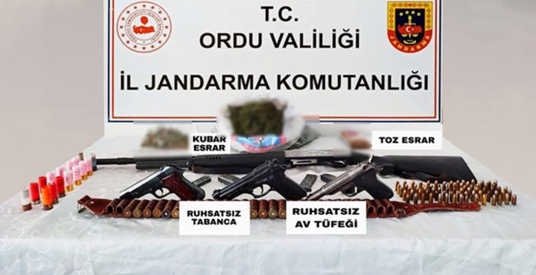 ULUBEY KORGAN VE ÜNYE’DE UYUŞTURUCU OPERASYONLARI
