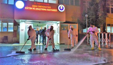 ALTINORDU BELEDİYESİ İLÇEDEKİ TÜM HASTANELERDE HİJYEN ÇALIŞMASI BAŞLATTI