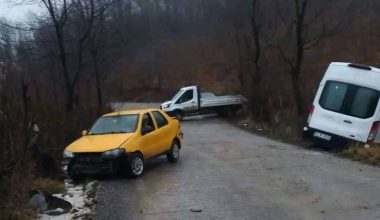 GÖLKÖY’DE BUZLANMA ARAÇLARI YOLDAN ÇIKARDI