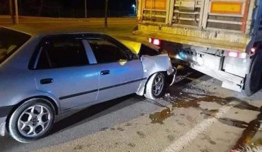KAMYONUN ALTINA GİRMEKTEN SON ANDA KURTULDU