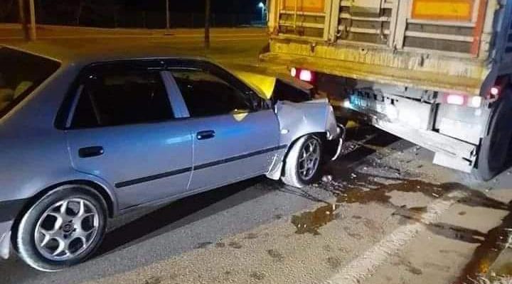 KAMYONUN ALTINA GİRMEKTEN SON ANDA KURTULDU