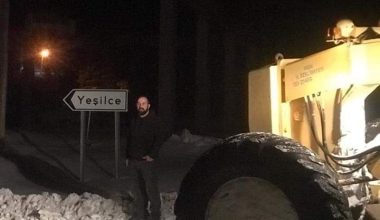 YEŞİLCE ÇAMBAŞI YOLU ULAŞIMA AÇILDI YEŞİLCE ÇAMBAŞI YOLU ULAŞIMA AÇILDI