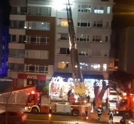 ALEVLER APARTMANI SARMADAN MÜDAHALE EDİLDİ