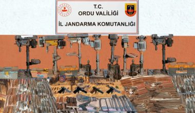 ORDU’DA KAÇAK SİLAH ATÖLYELERİNE BASKIN DÜZENLENDİ