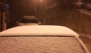 VE ORDU’DA KAR YAĞIŞI BAŞLADI (İZLE)