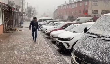 LAPA LAPA KAR YAĞIŞI BAŞLADI
