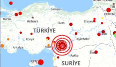 SON DAKİKA! ORDU DA SALLANDI. K.MARAŞ’TA 7.4’LÜK DEPREM