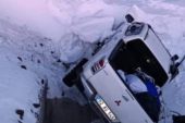 DEPREM BÖLGESİNDEN DÖNERKEN KAZA GEÇİRDİLER