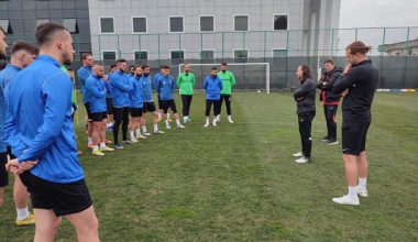 YENİ TEKNİK DİREKTÖR TAKIMLA İLK İDMANINA ÇIKTI