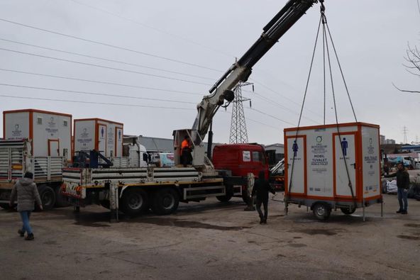 OBB TÜM İMKANLARI İLE DEPREM BÖLGESİNDE