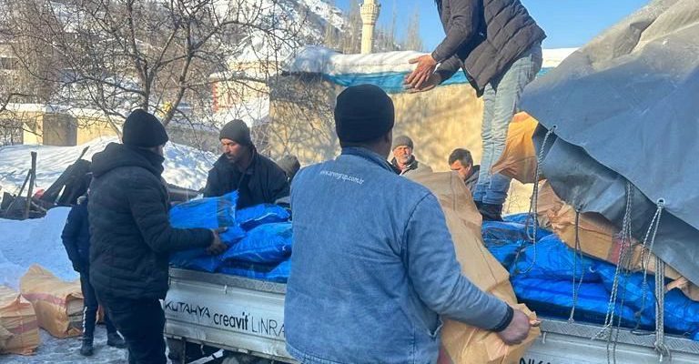 ORDU’DAN GİDEN YAKACAKLAR BÖLGEYE ULAŞMAYA BAŞLADI