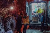 AMBULANS KAR NEDENİYLE HASTAYA ULAŞAMAYINCA…
