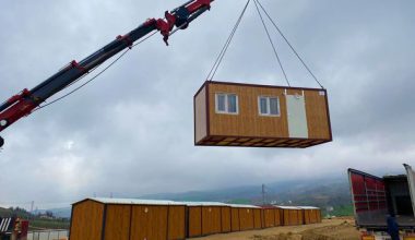 ORDU KÖYÜ İÇİN İLK KONTEYNERLER GÖLBAŞI’NA ULAŞTI