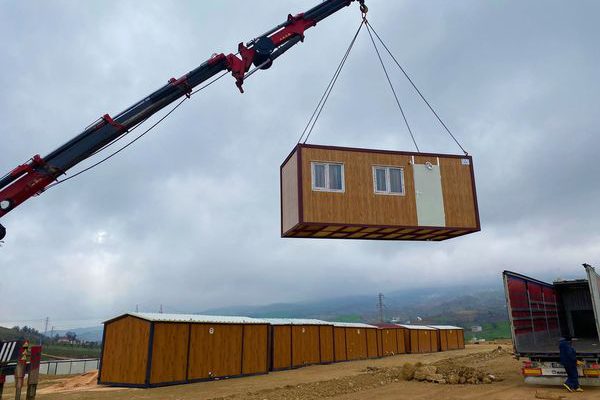 ORDU KÖYÜ İÇİN İLK KONTEYNERLER GÖLBAŞI’NA ULAŞTI