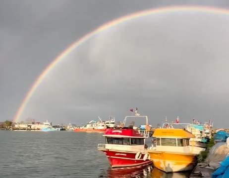 ORDU’DA HARİKA GÖKKUŞAĞI OLUŞUMU (VİDEO)