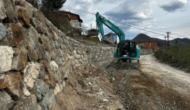 ORDU’DA YOLLAR TAŞ DUVARLARLA KORUMA ALTINDA