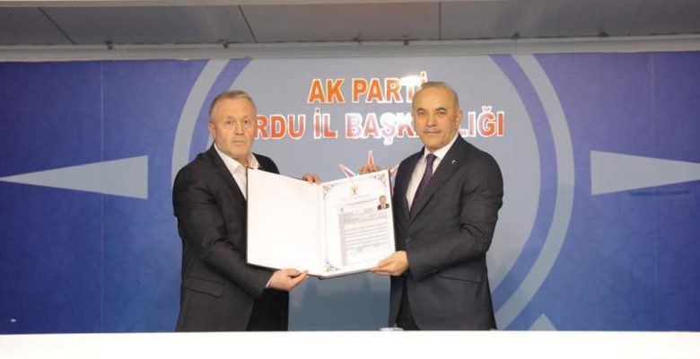 TEKİNTAŞ ADAY ADAYLIĞI BAŞVURUSUNU YAPTI
