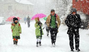 ORDU’DA BAZI OKULLAR KAR NEDENİYLE TATİL EDİLDİ