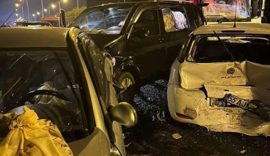 5 ARACIN KARIŞTIĞI ZİNCİRLEME KAZA MEYDANA GELDİ