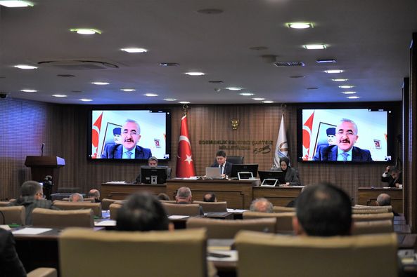 TOKAT VALİSİ VE GÖLBAŞI BELEDİYE BAŞKANI TOPLANTIYA KONUK OLDU
