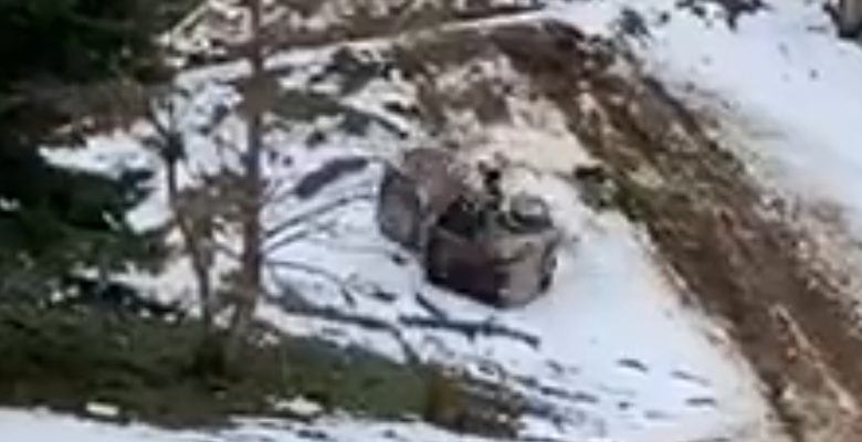OFF ROADDA ARAÇTAN FIRLADI (İZLE)