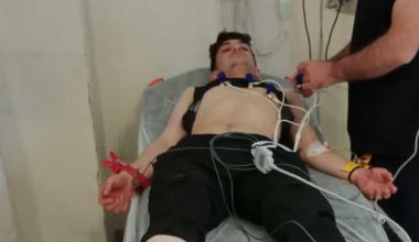 FINDIK BAHÇESİNDE ÇALIŞIRKEN YILAN SOKTU