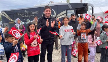 ALTINORDU BELEDİYESİ DEPREMZEDE ÇOCUKLARA TEBESSÜM OLDU