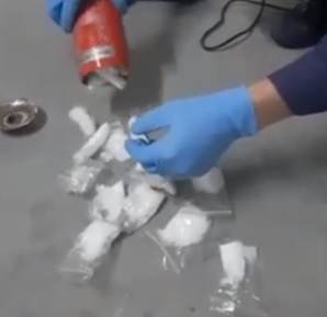 ORDU’DA YANGIN TÜPÜNDE UYUŞTURUCU YAKALANDI
