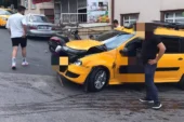 İKİ OTOMOBİL ÇARPIŞTI