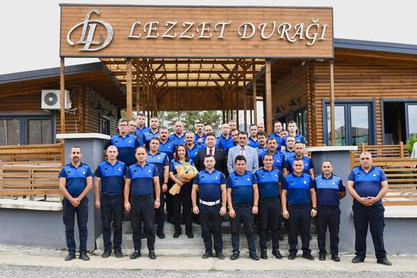 BAŞKAN TÖREN ZABITA TEŞKİLATI İLE BIR ARAYA GELDİ