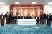 BÜYÜKŞEHİRCE TAMAMLANAN CEMEVİNİN AÇILIŞI YAPILDI