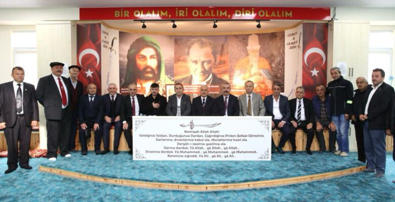 BÜYÜKŞEHİRCE TAMAMLANAN CEMEVİNİN AÇILIŞI YAPILDI