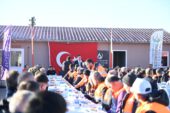 BAŞKAN TÖREN GÖNÜLLERE DOKUNMAYA DEVAM EDİYOR