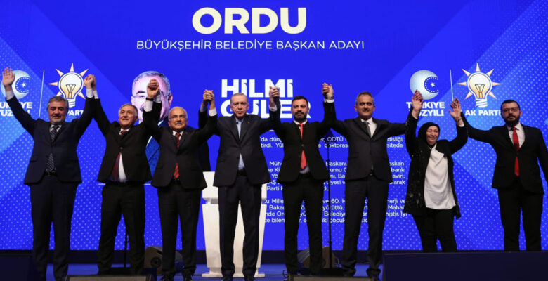CUMHURBAŞKANI ERDOĞAN, BAŞKAN GÜLER İLE DEVAM DEDİ